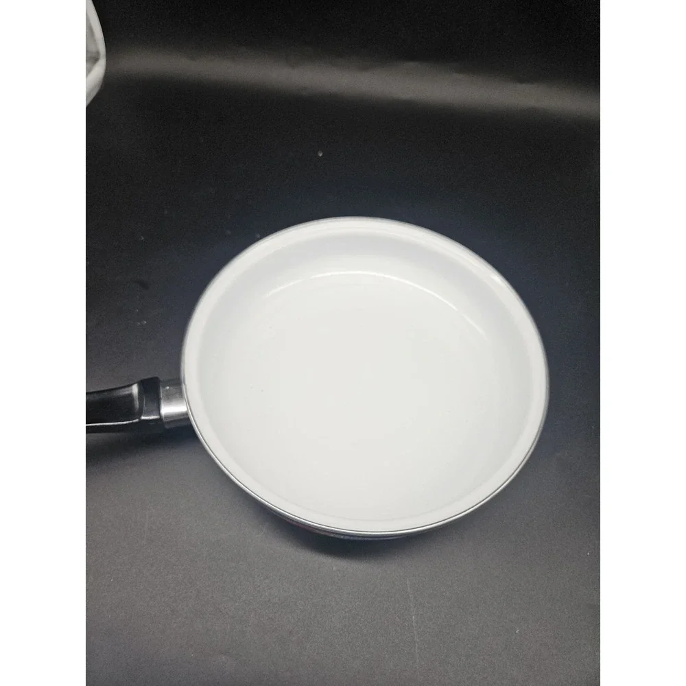 Vintage Enamelware Apple & Grape Medium Sauce Pan